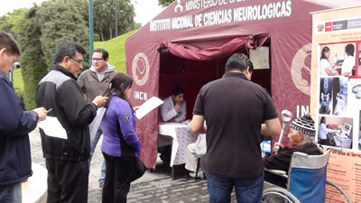 INCN organiza campaña gratuita de prevención por Día lucha contra el ataque cerebrovascular