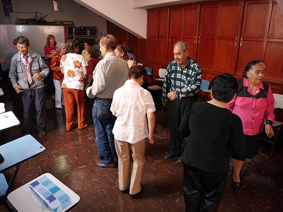 Pensionistas del INCN también celebraron la Navidad