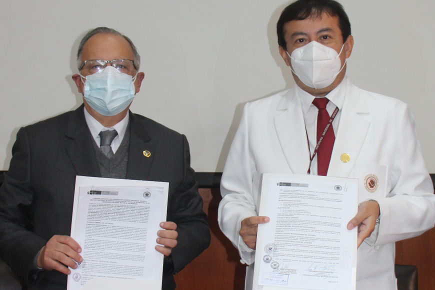 INCN renueva convenio de cooperación docente asistencial con UNMSM