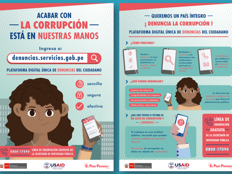 Denuncia la corrupción