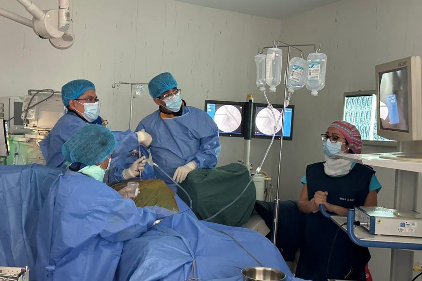 INCN aplica técnica moderna para operaciones de columna