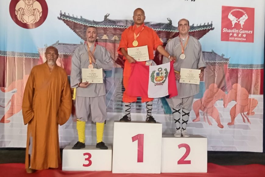 Tecnólogo médico del INCN gana medalla de oro en los Primeros Juegos Latinoamericanos de Shaolin en Argentina