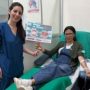 Trabajadores del INCN solidarios en campaña de donación de sangre