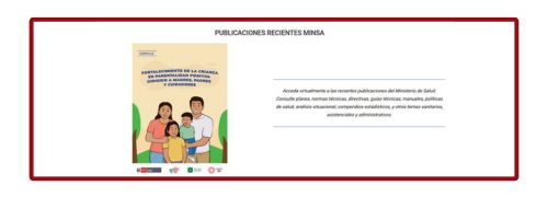 PUBLICACIONES RECIENTES
